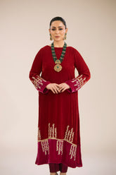 ELEGANT VELVET DRESS